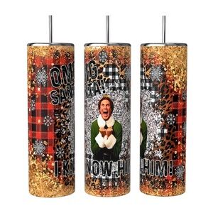 Festive Christmas Tumbler 20oz Stainless Steel sublimated double wall insulated